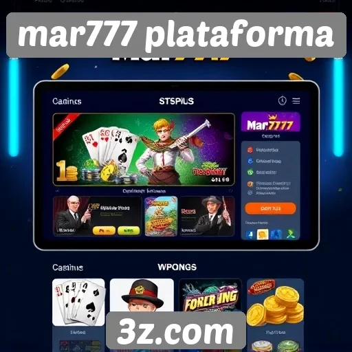 Análise da interface do usuário no mar777 plataforma